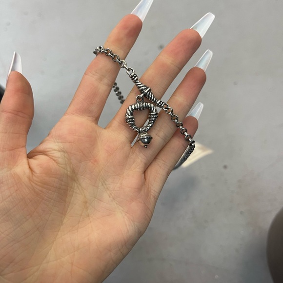 Brighton Silver Heart Charm Necklace - Picture 2 of 2